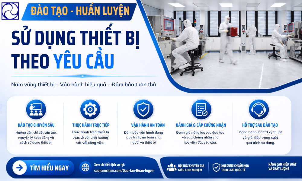 Đào tạo - Huấn luyện sử dụng thiết bị theo yêu cầu
